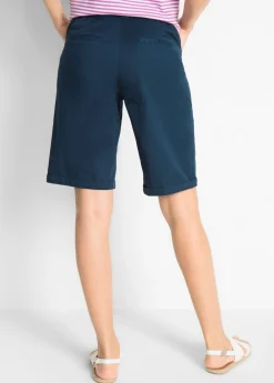 Hot Bermudas de algodón con cinturilla cómoda Mujer Shorts|Pantalones