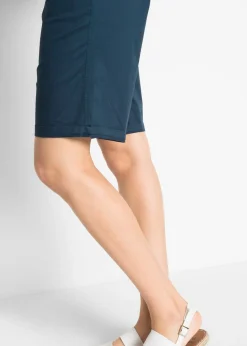 Hot Bermudas de algodón con cinturilla cómoda Mujer Shorts|Pantalones