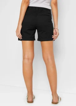 New Bermudas de algodón con cinturilla elástica Mujer Shorts|Pantalones