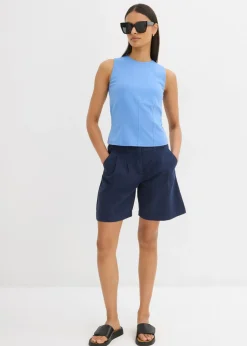 Bermudas de algodón puro Mujer Esenciales|Shorts