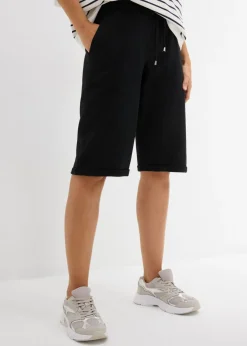 Best Bermudas de chándal con dobladillo Mujer Básicos|Ropa Cómoda