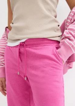 Best Bermudas de chándal con dobladillo Mujer Básicos|Ropa Cómoda