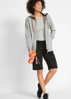 Hot Bermudas de chándal de algodón puro Mujer Shorts|Básicos