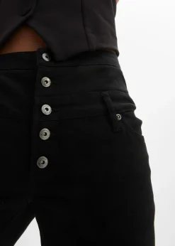 Hot Bermudas de mezcla de algodón elástico Mujer Shorts|Pantalones