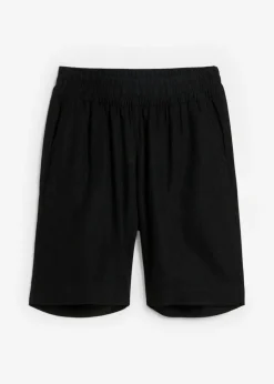 Bermudas de mezcla de lino y viscosa Mujer Shorts|Pantalones