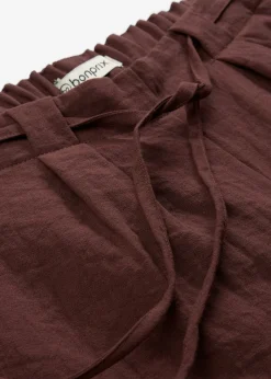 Hot Bermudas de mezcla de viscosa fluida Mujer Shorts|Pantalones