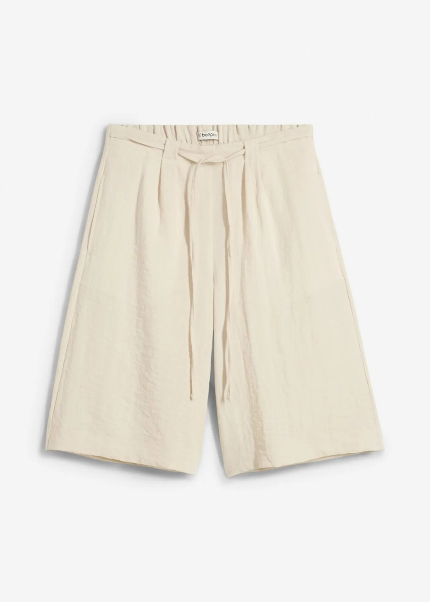 Outlet Bermudas de mezcla de viscosa fluida Mujer Shorts|Pantalones