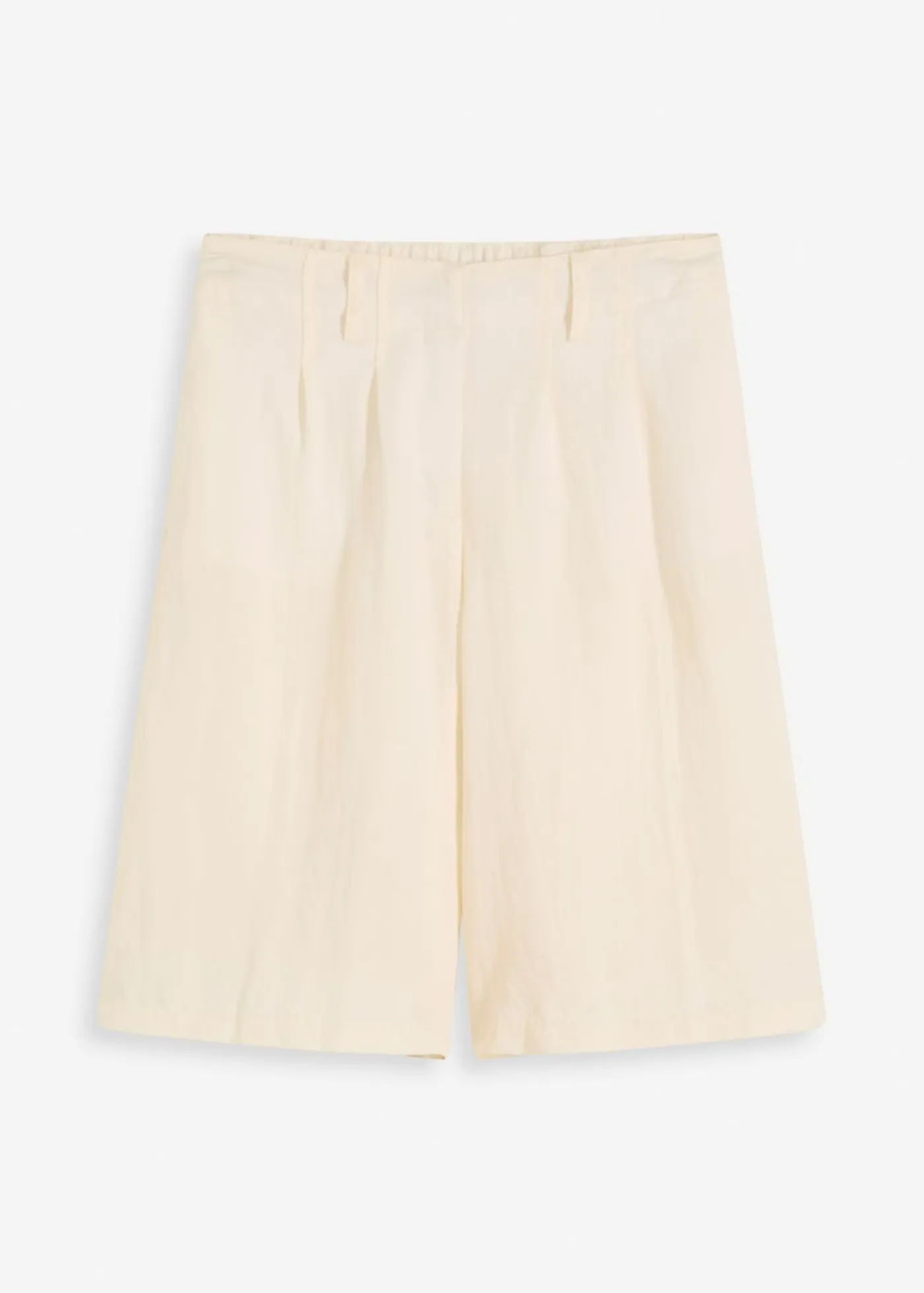 Bermudas de mezcla de viscosa suave Mujer Shorts|Pantalones