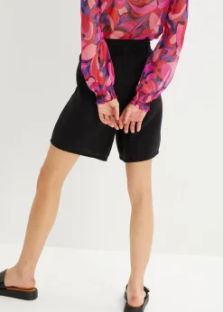 Sale Bermudas de muselina sin cierre Mujer Shorts|Pantalones