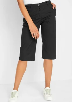 Clearance Bermudas largas con cintura elástica Mujer Shorts|Pantalones