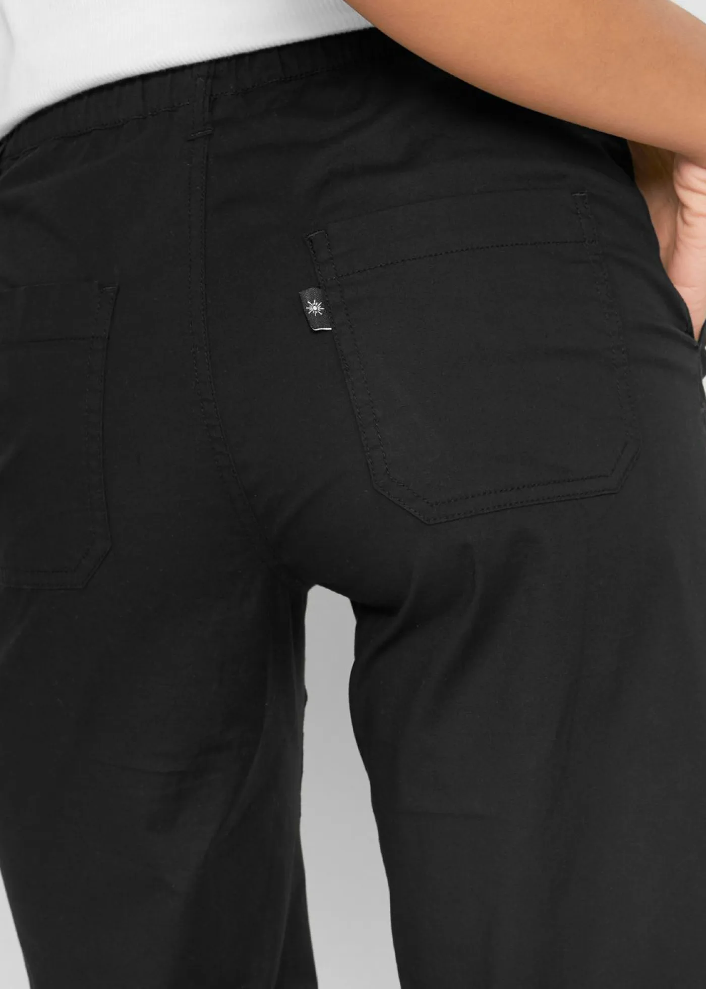 Clearance Bermudas largas con cintura elástica Mujer Shorts|Pantalones