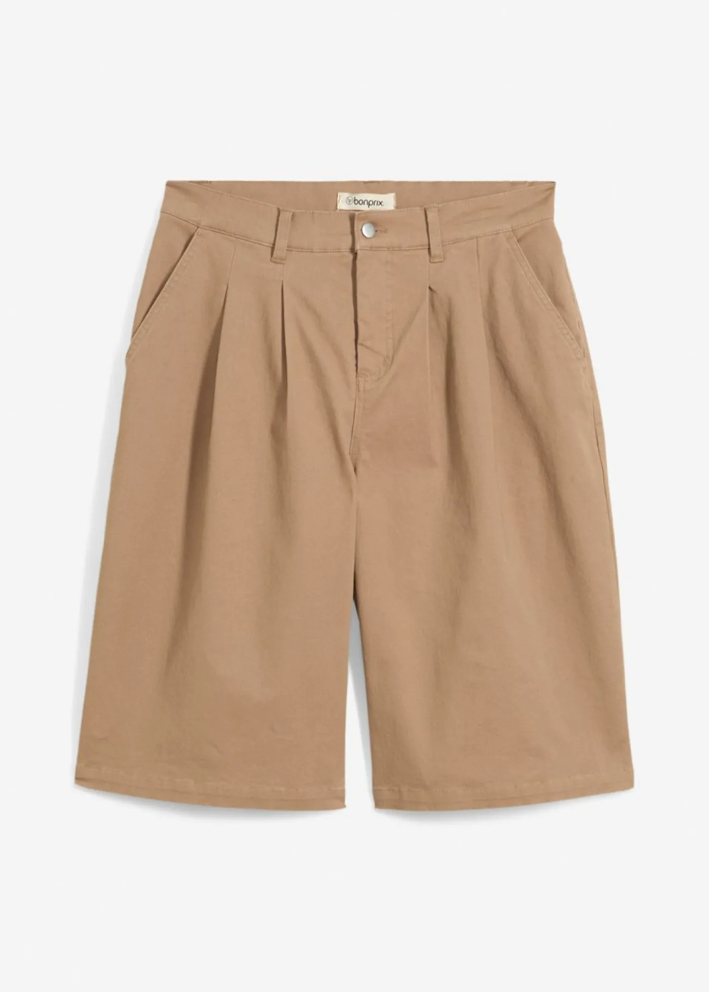 New Bermudas largas de mezcla de algodón elástico Mujer Conjuntos De Ropa|Shorts