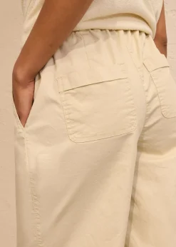 Hot Bermudas papertouch de mezcla de algodón Mujer Shorts|Pantalones