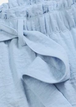 New Bermudas sin cierre de mezcla de viscosa fluida Mujer Shorts|Pantalones