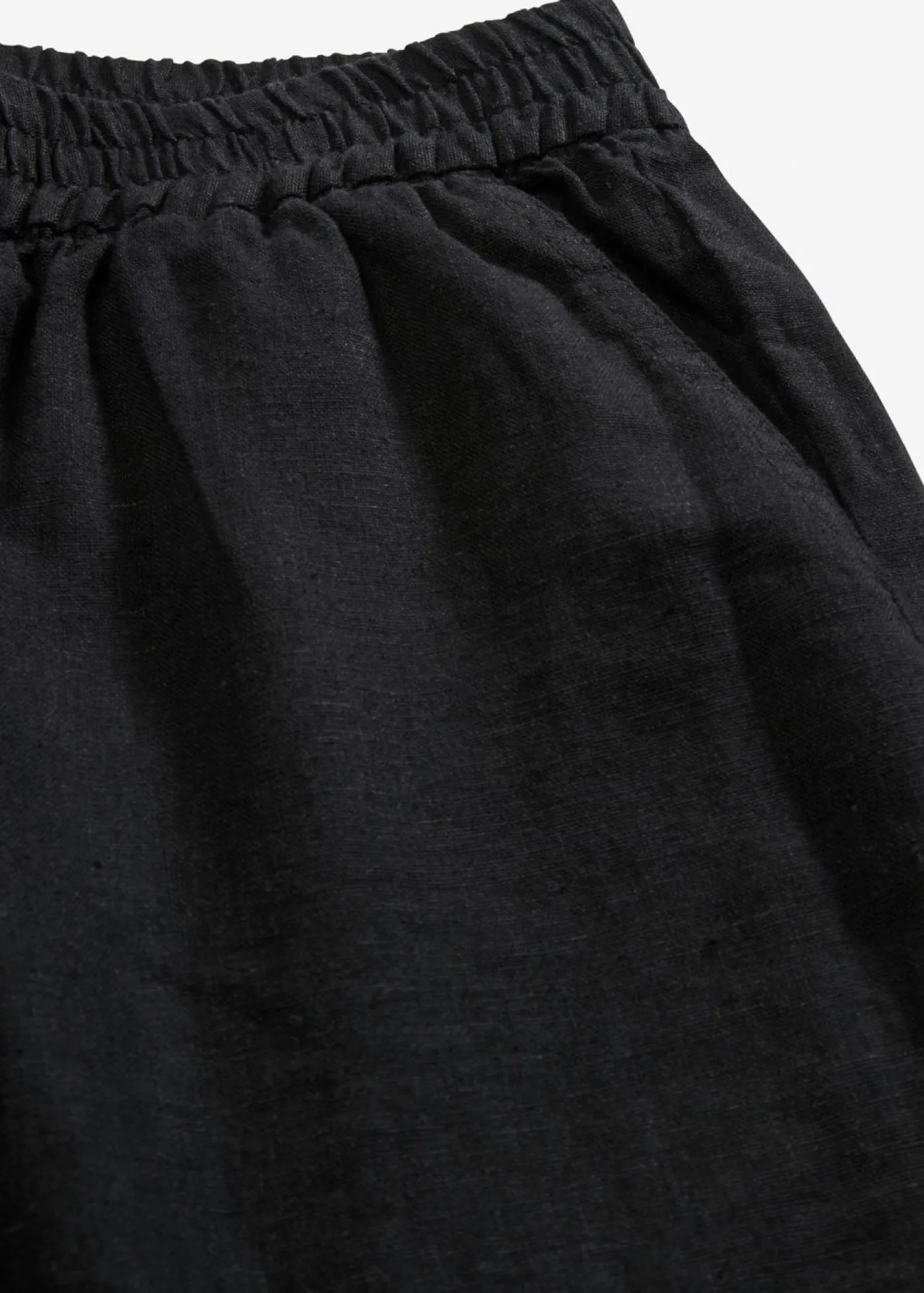Sale Bermudas sin cierre de mezcla de lino vaporoso Mujer Shorts|Pantalones