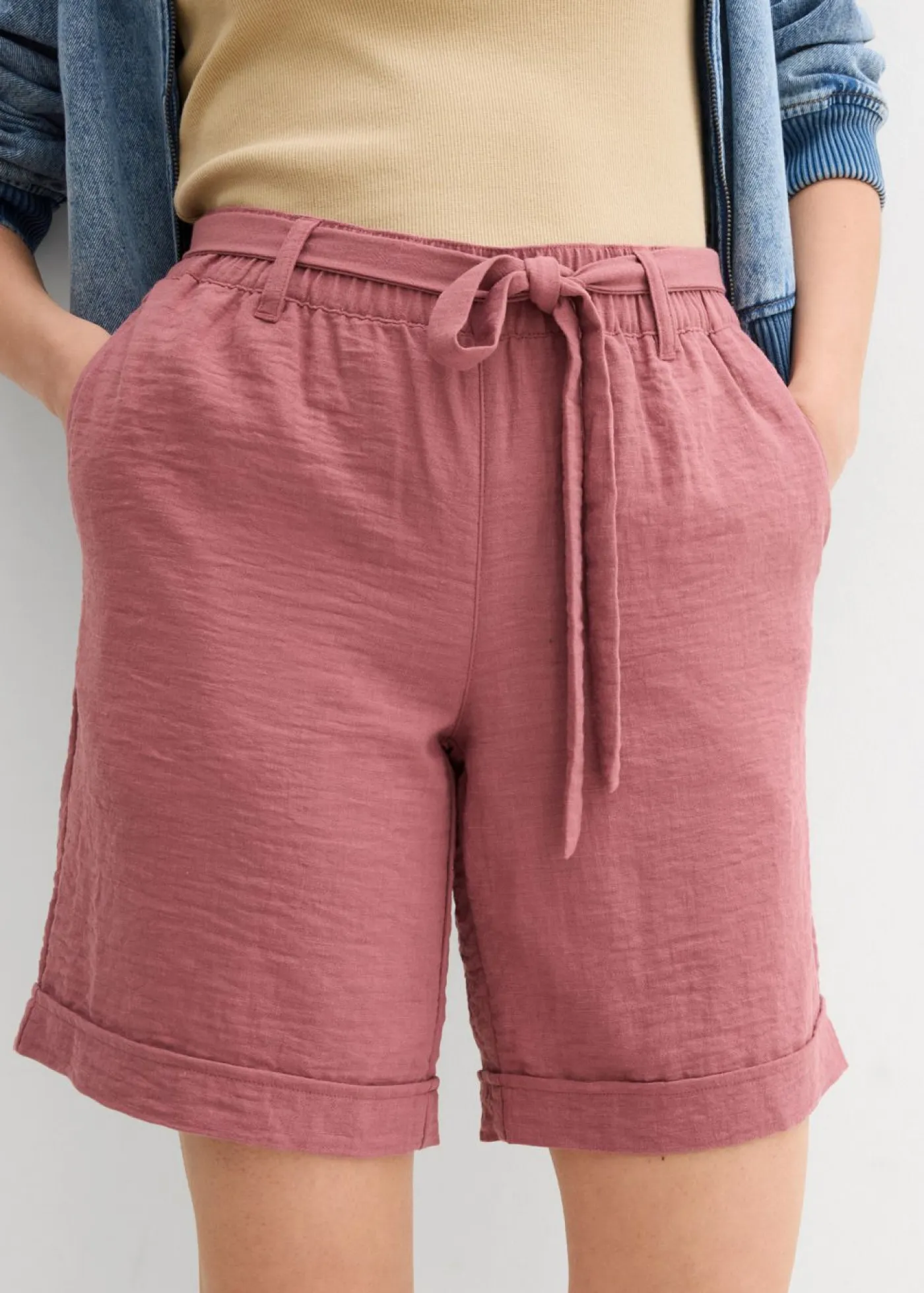 Best Bermudas tipo paperbag Mujer Shorts|Pantalones