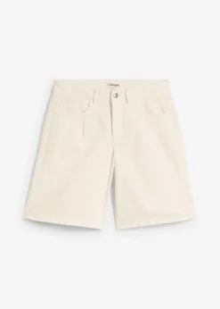 Hot Bermudas vaqueras de talle medio Mujer Shorts|Vaqueros