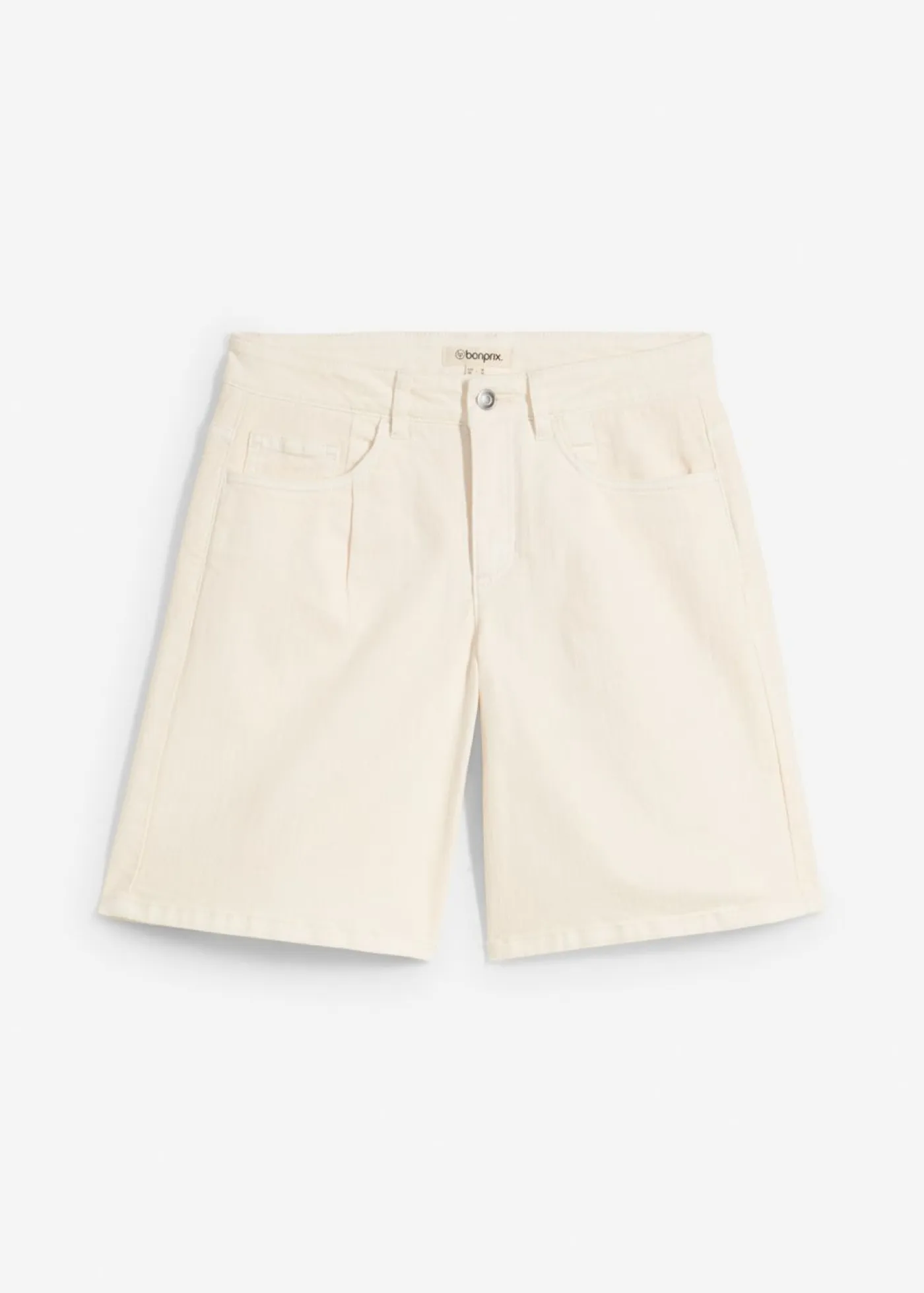 Hot Bermudas vaqueras de talle medio Mujer Shorts|Vaqueros