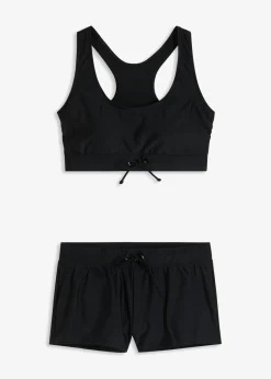 Hot Bikini bustier con pantalón de baño (2 piezas) Mujer Ropa De Baño Deportiva|Bikinis