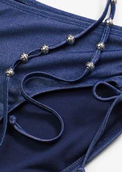 Discount Bikini con aros y aspecto vaquero (2 piezas) Mujer Copas Grandes (D-G)|Bikinis