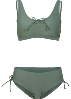 Best Bikini tipo bustier (2 piezas) con cinta para anudar Mujer Bikinis