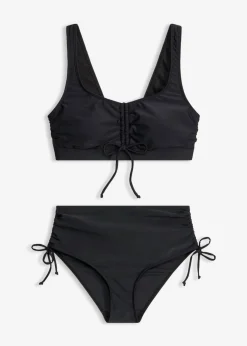 Best Bikini tipo bustier con cintas para anudar (2 piezas) Mujer Bikinis