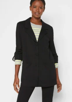 Hot Blazer largo Punto di Roma de mezcla de viscosa Mujer Blazers|Ropa Cómoda