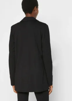 Hot Blazer largo Punto di Roma de mezcla de viscosa Mujer Blazers|Ropa Cómoda
