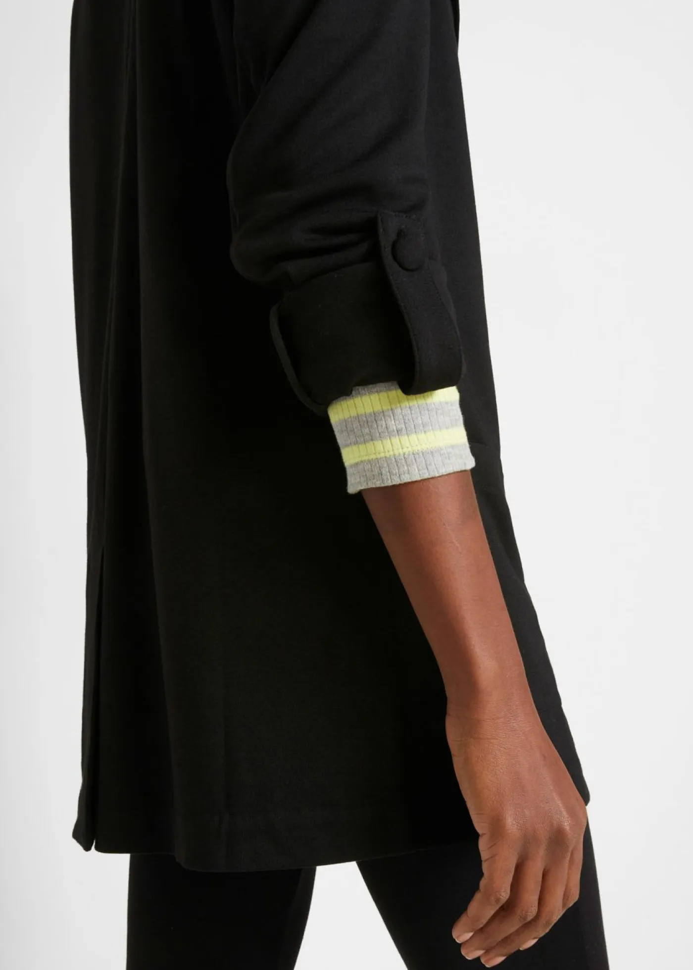 Hot Blazer largo Punto di Roma de mezcla de viscosa Mujer Blazers|Ropa Cómoda