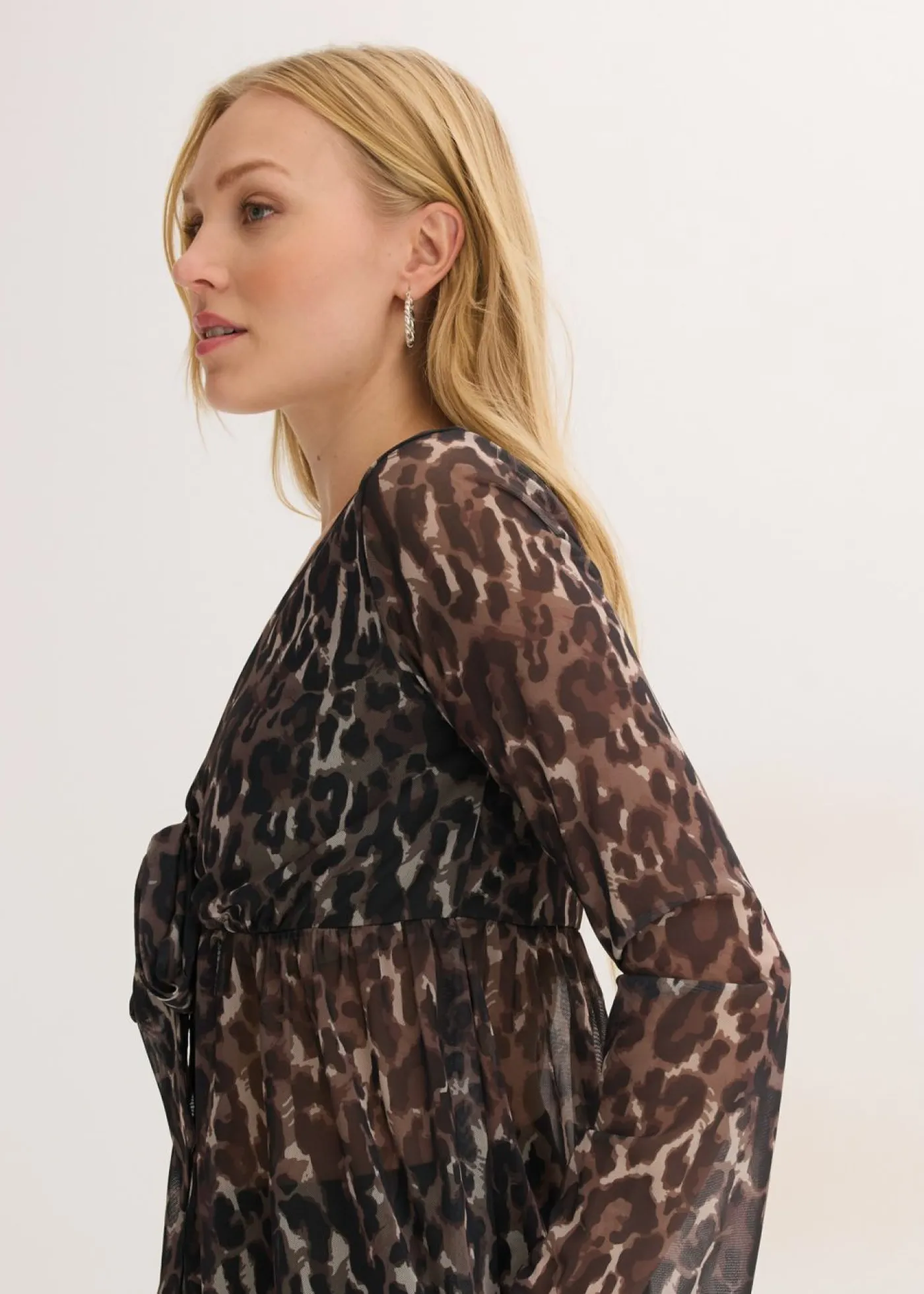 Discount Blusa ajustada de malla Mujer Camisas Y Blusas|Novedades