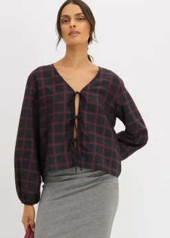 Best Blusa ancha de viscosa suave Mujer Camisas Y Blusas