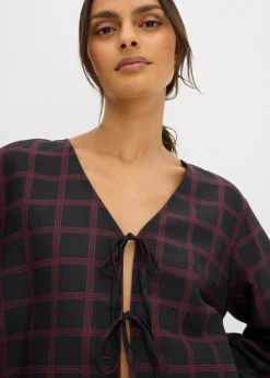 Best Blusa ancha de viscosa suave Mujer Camisas Y Blusas
