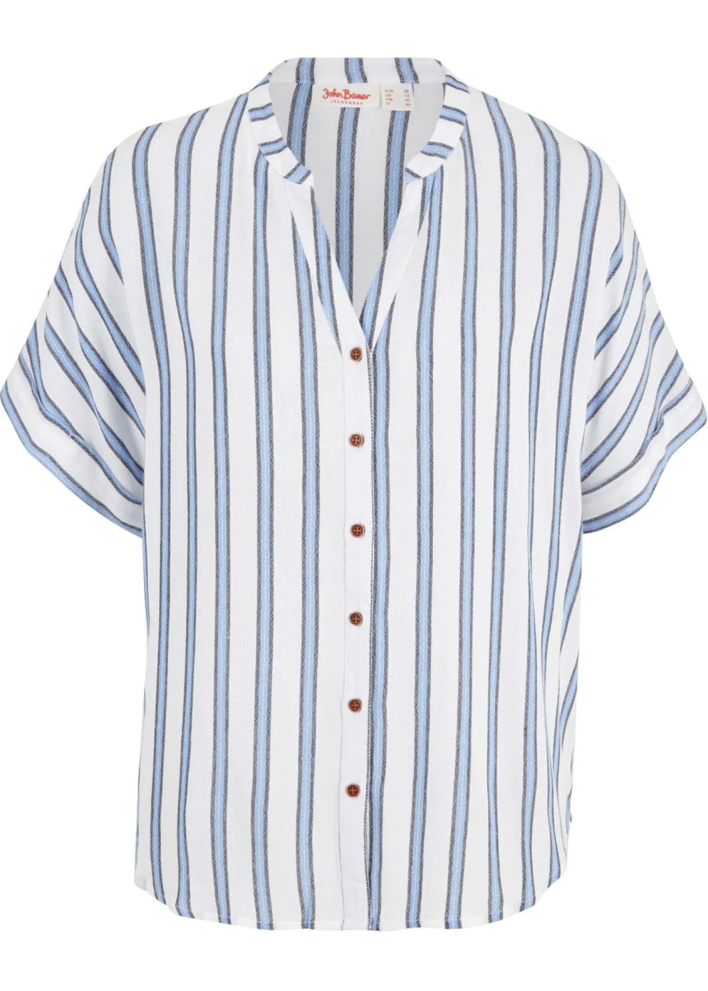 Blusa arrugada de viscosa fluida Mujer Camisas Y Blusas