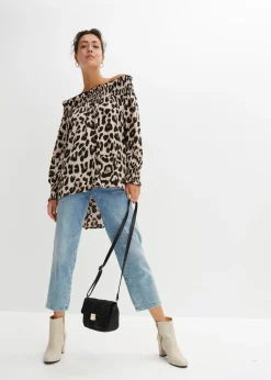 Sale Blusa asimétrica Mujer Camisas Y Blusas