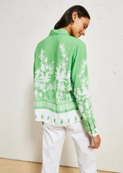 Sale Blusa asimétrica de viscosa fluida Mujer Camisas Y Blusas