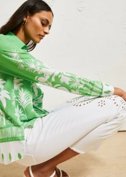 Sale Blusa asimétrica de viscosa fluida Mujer Camisas Y Blusas