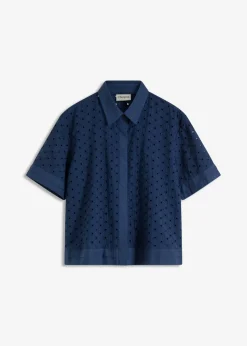 Discount Blusa con bordado calado Mujer Camisas Y Blusas