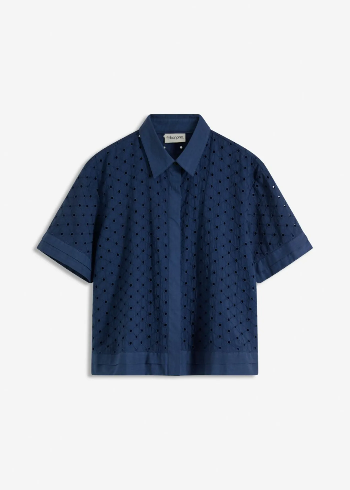 Discount Blusa con bordado calado Mujer Camisas Y Blusas