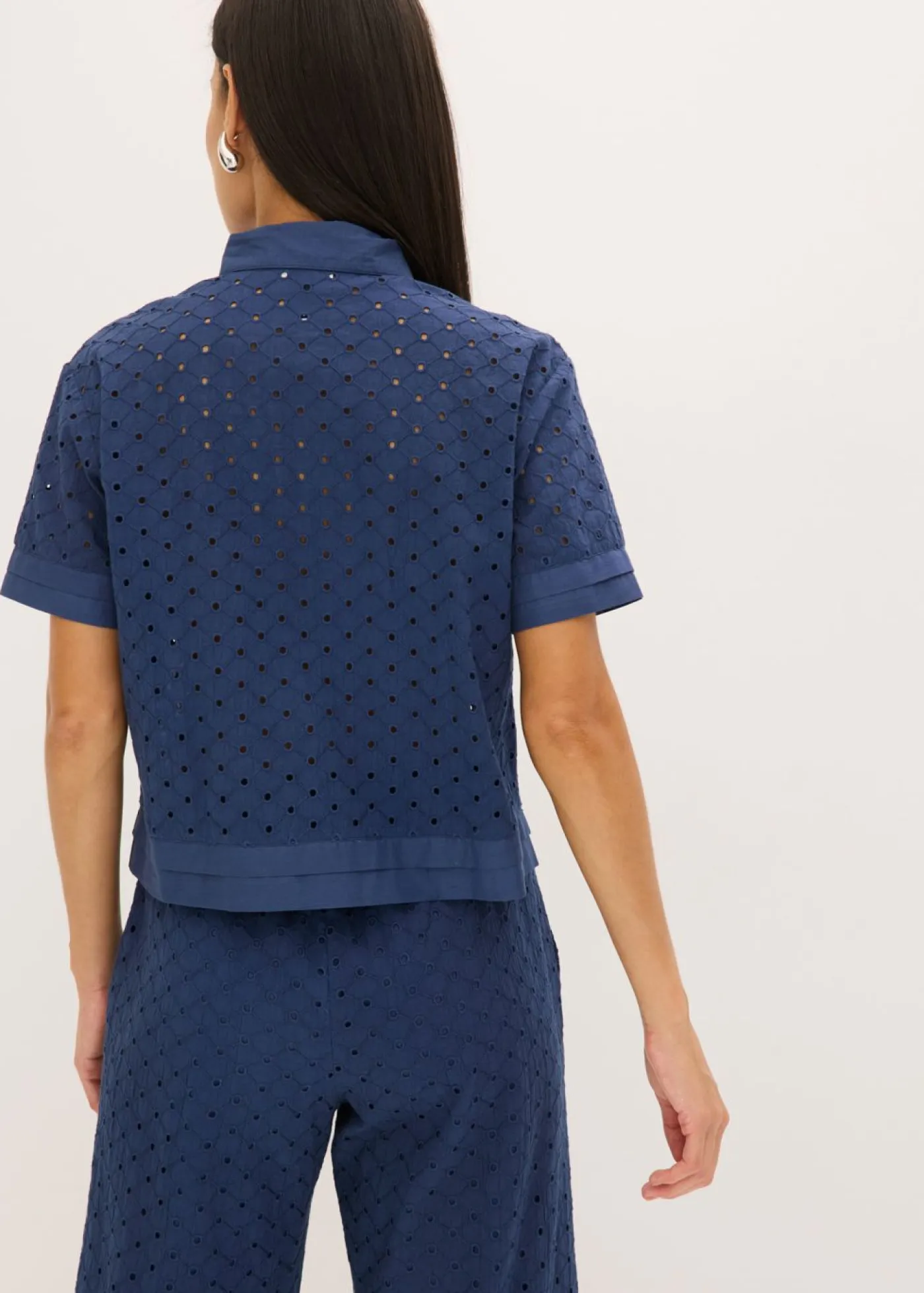 Discount Blusa con bordado calado Mujer Camisas Y Blusas