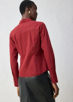 Online Blusa con contenido de seda Mujer Camisas Y Blusas