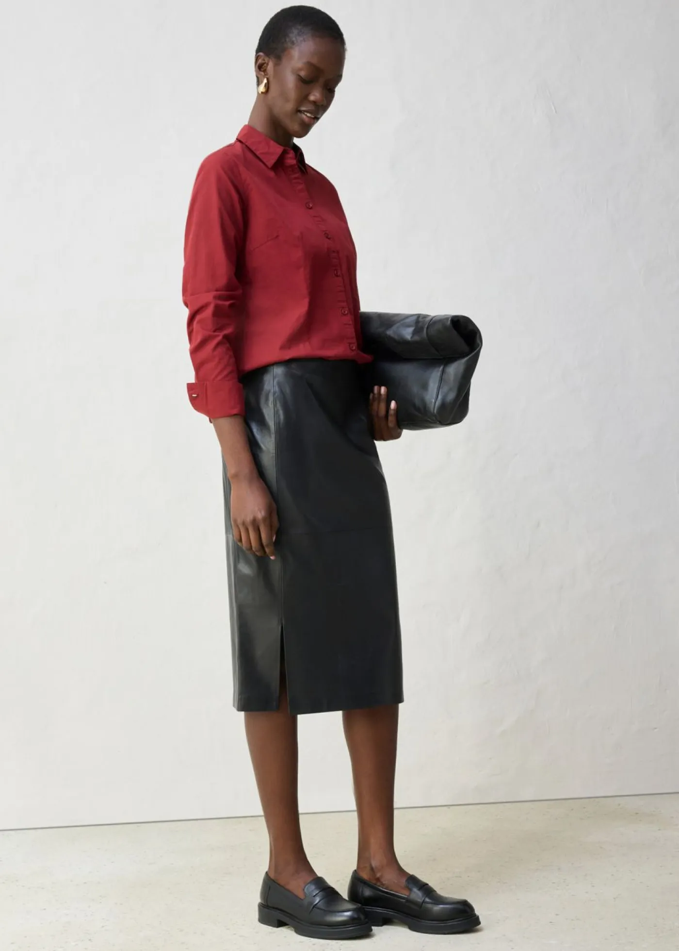 Online Blusa con contenido de seda Mujer Camisas Y Blusas