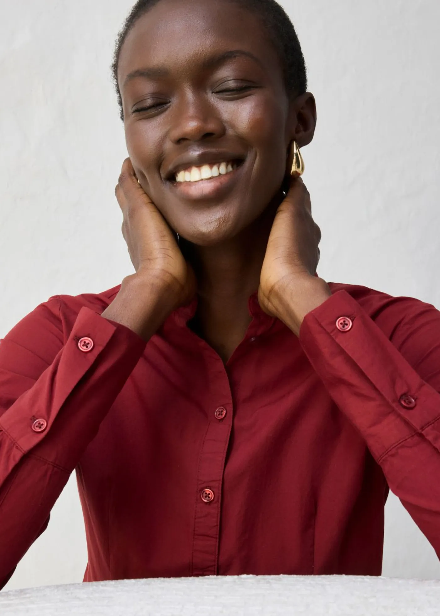 Online Blusa con contenido de seda Mujer Camisas Y Blusas