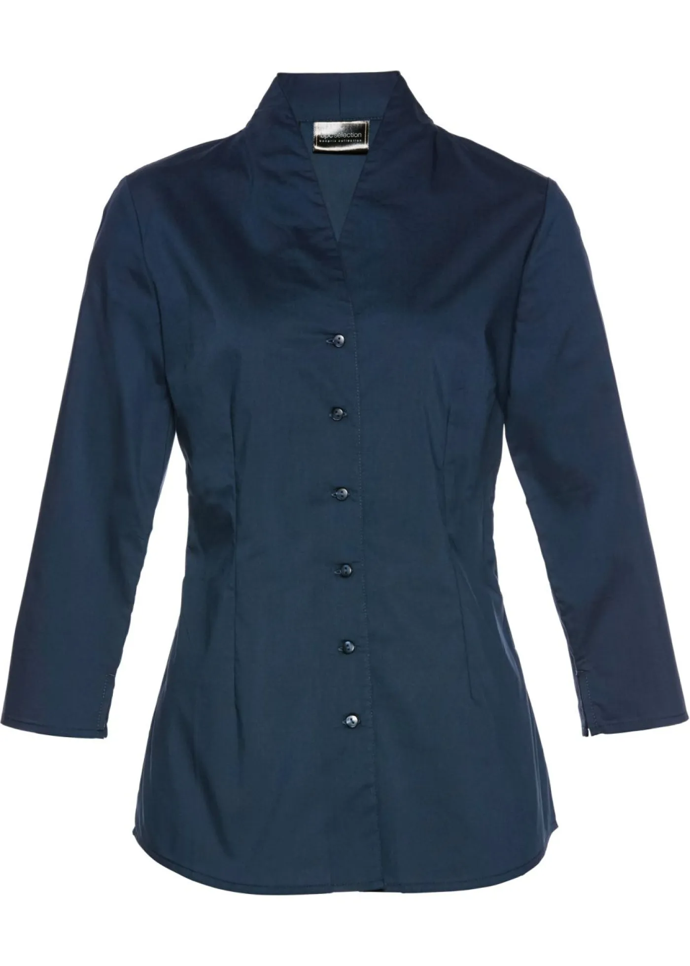 Outlet Blusa con cuello chimenea Mujer Camisas Y Blusas