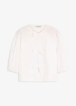 Hot Blusa con detalle de lazo Mujer Camisas Y Blusas