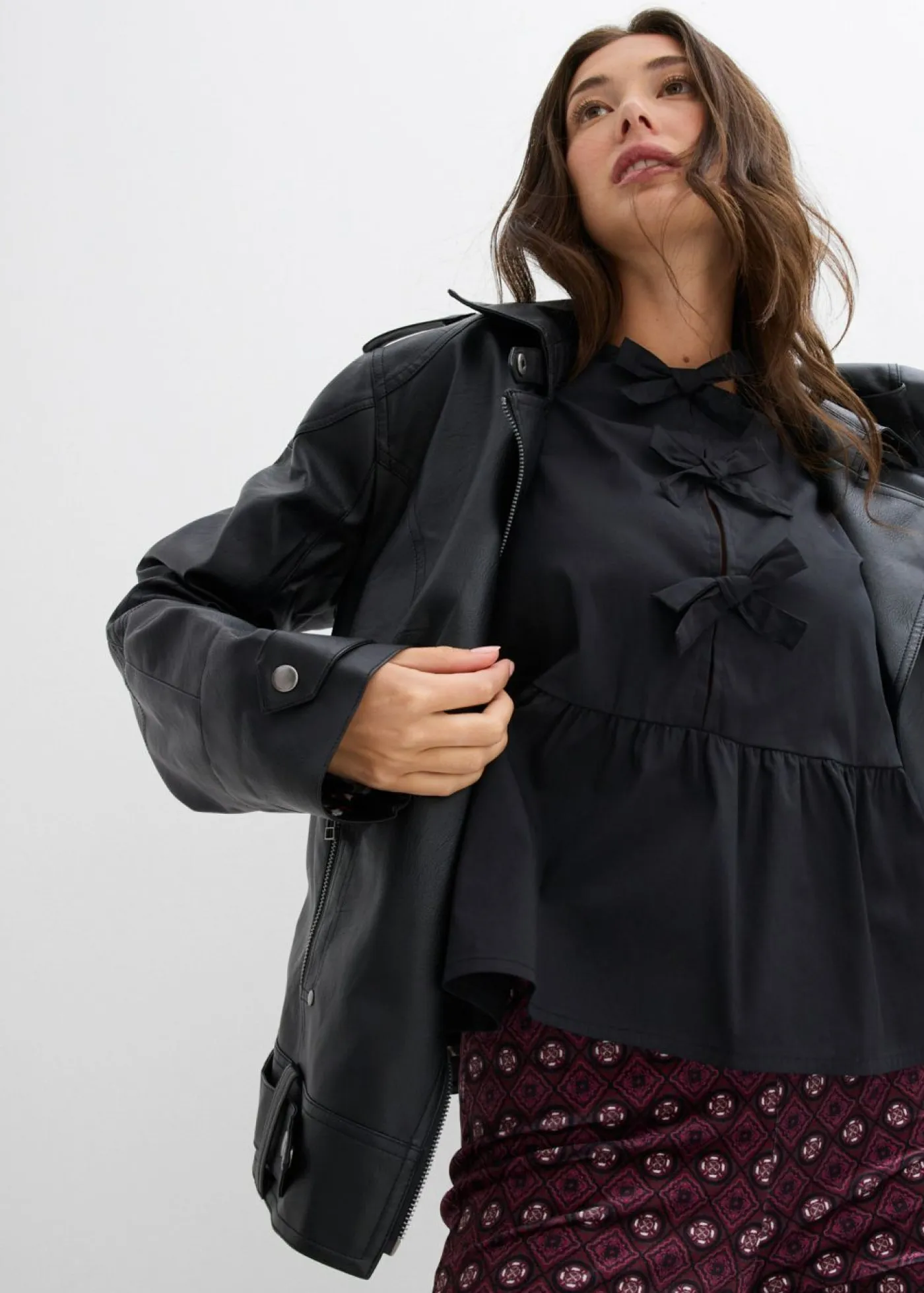 Sale Blusa con detalles de lazo Mujer Camisas Y Blusas