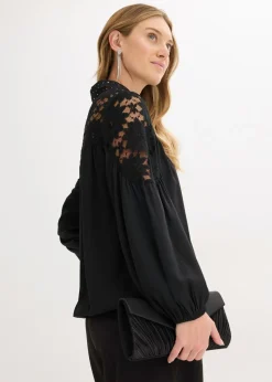 New Blusa con encaje Mujer Camisas Y Blusas|Ropa Elegante