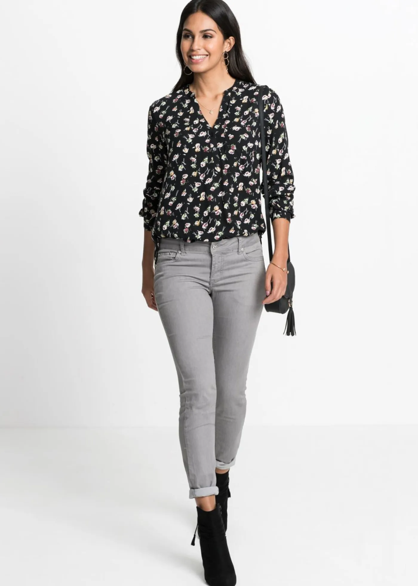 Hot Blusa con escote en V Mujer Camisas Y Blusas