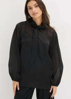 New Blusa con lazo Mujer Camisas Y Blusas|Ropa Elegante