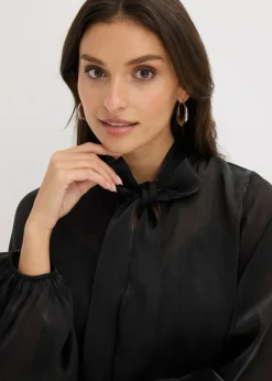 New Blusa con lazo Mujer Camisas Y Blusas|Ropa Elegante