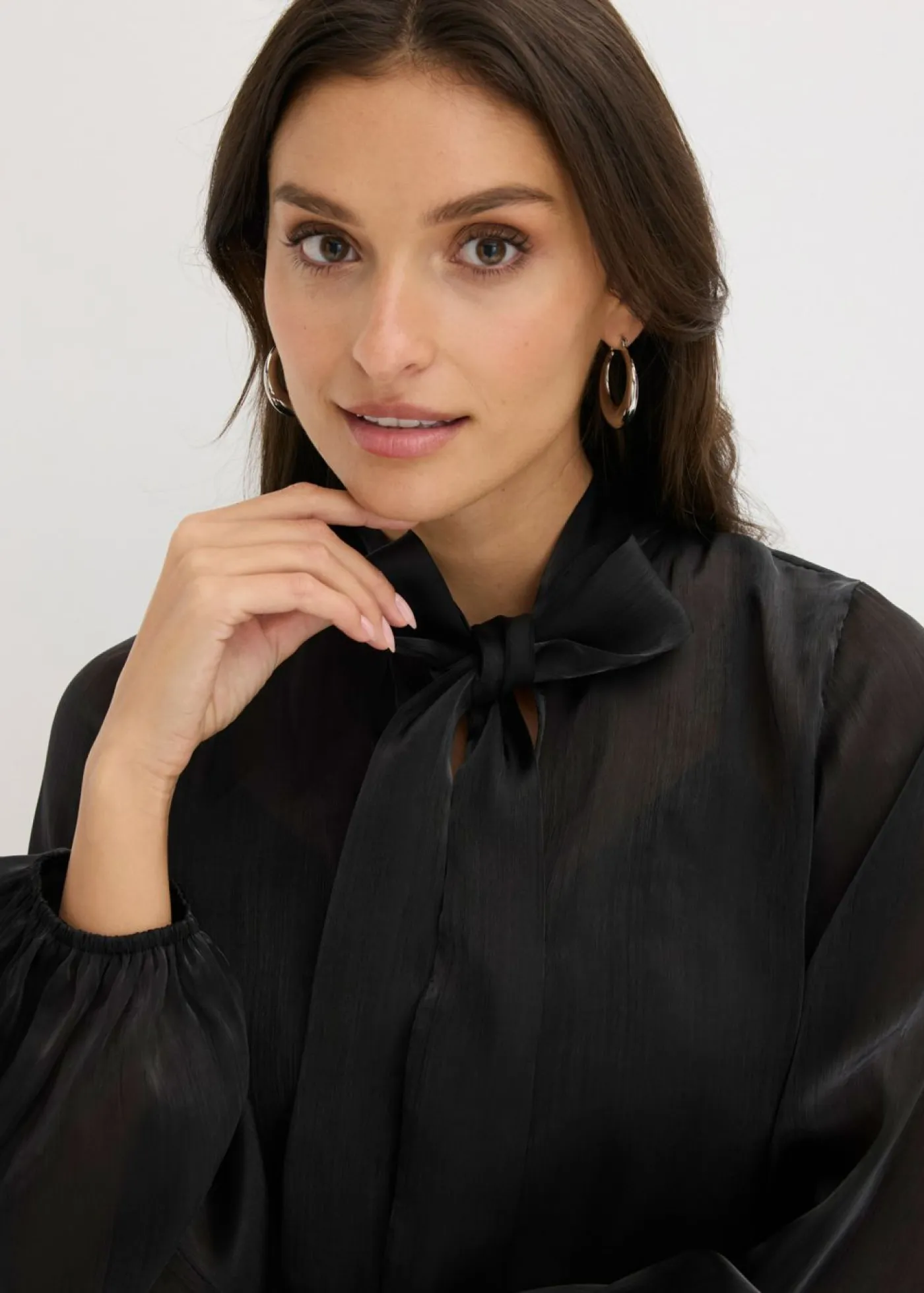 New Blusa con lazo Mujer Camisas Y Blusas|Ropa Elegante